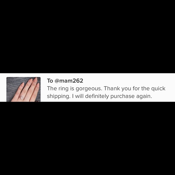 Last one! Lovely Rose Gold Ring Set - Picture 3 of 7